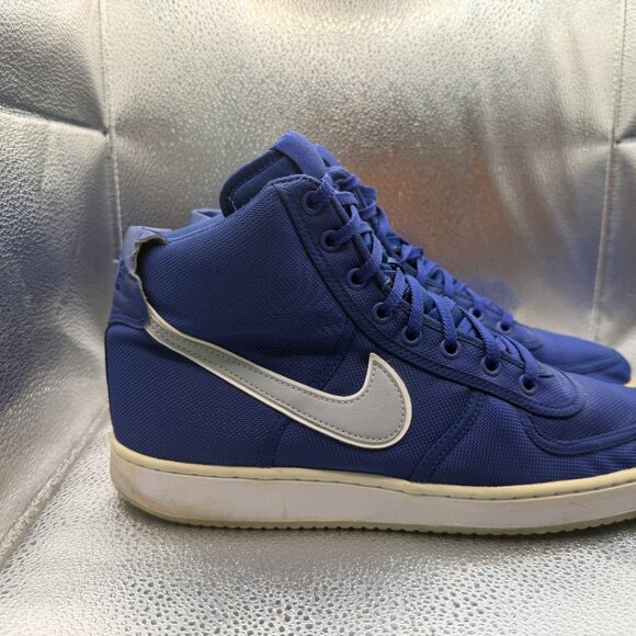 Size 10.5 Nike Vandal High Supreme Deep Royal Blue Swoosh Mens Shoes 318330-403‎ main image 7
